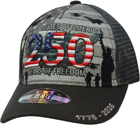 United States of America 250 Years 3D - Charcoal