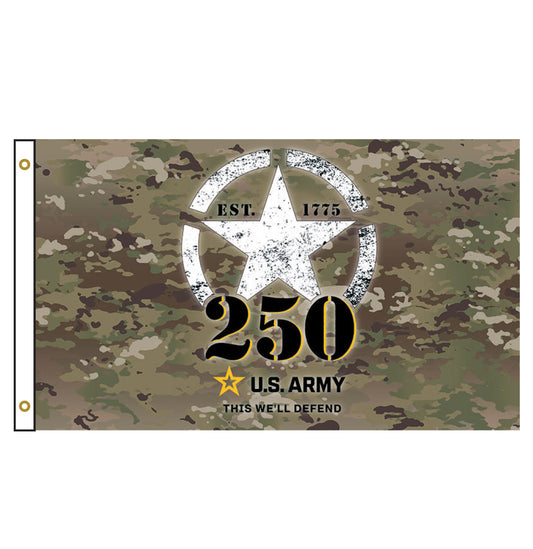 Army 250th Anniversary 3' X 5' Flag
