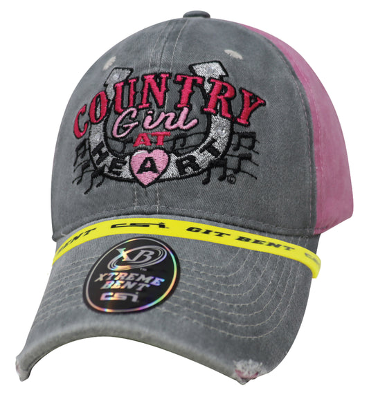 Xtreme Bent: Country Girl at Heart Gray/Pink