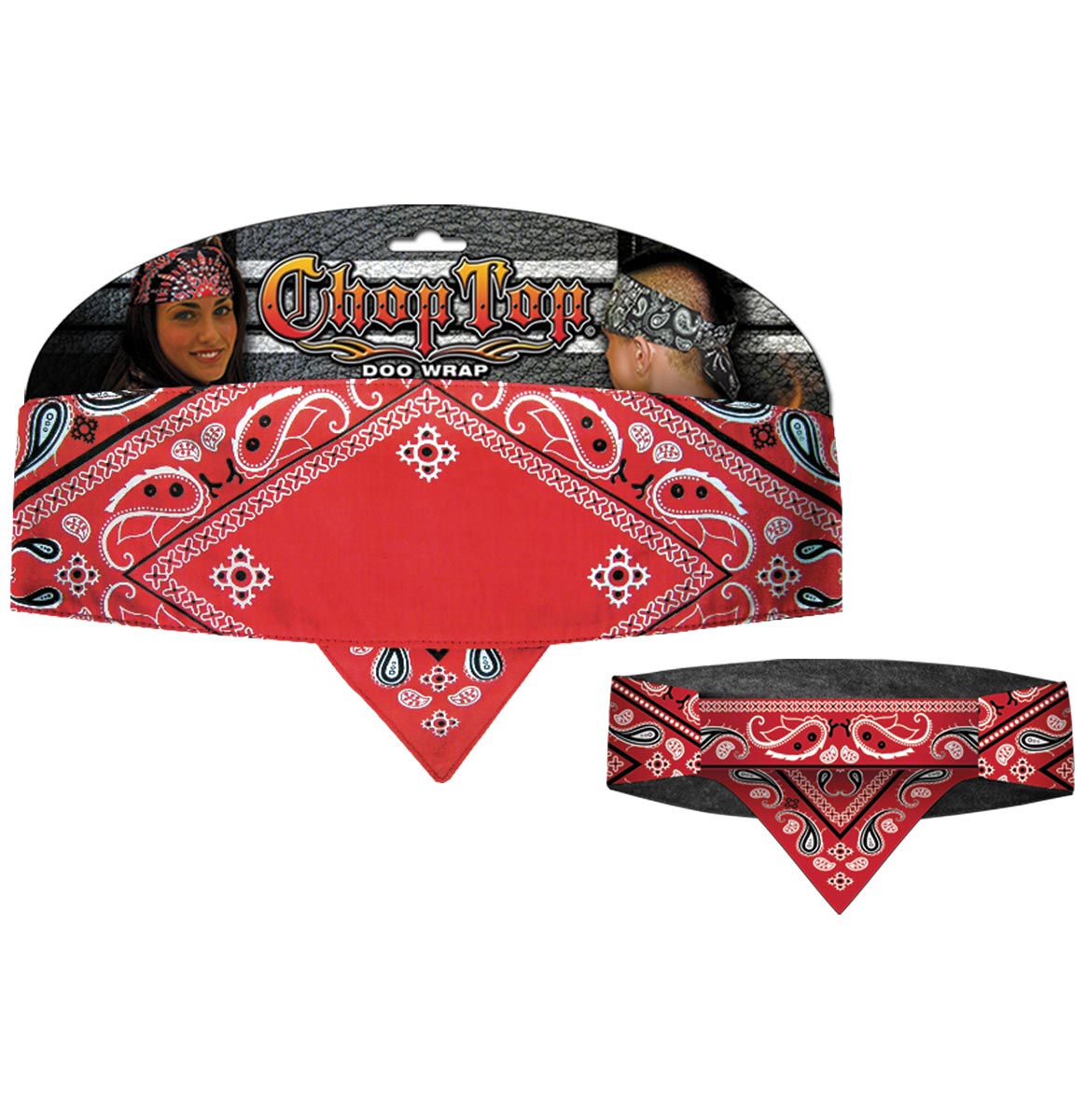 *Chop Top: Good Time Paisley Red
