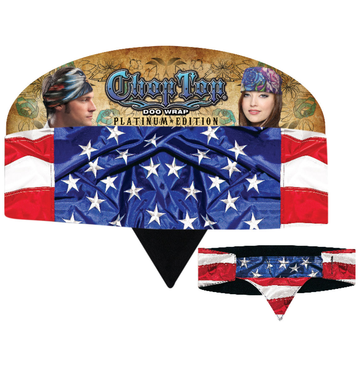 *Chop Top Platinum Edition: USA Flag Stars N Stripes