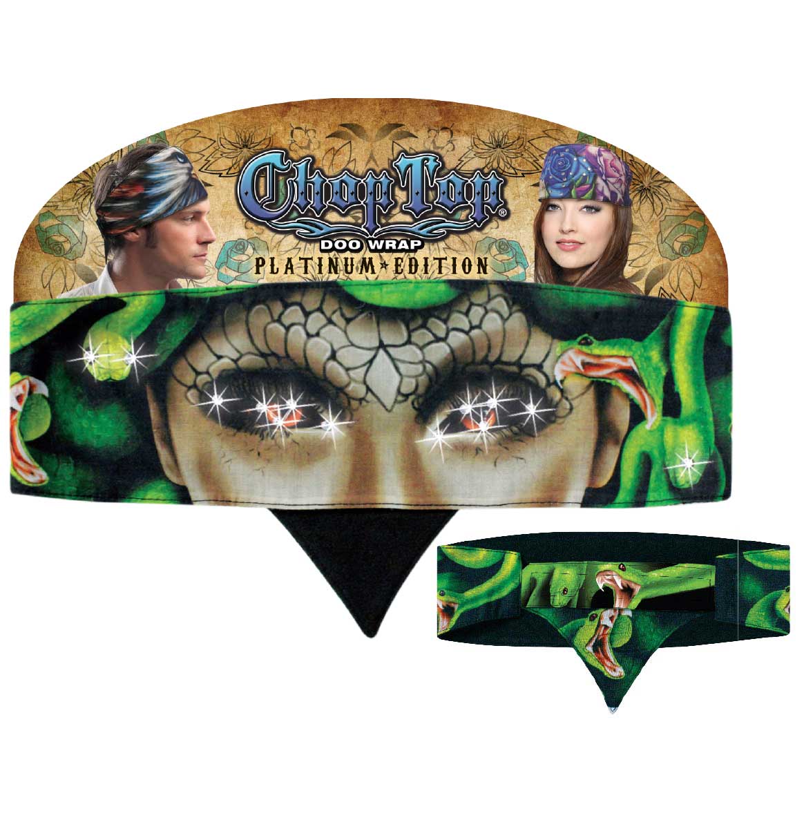 *Chop Top Platinum Edition: Medusa w/Rhinestones