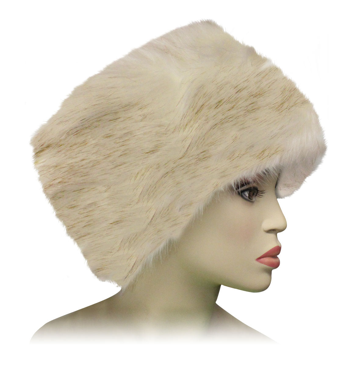 Dakota Dan Fur Hat White Capsmith Inc