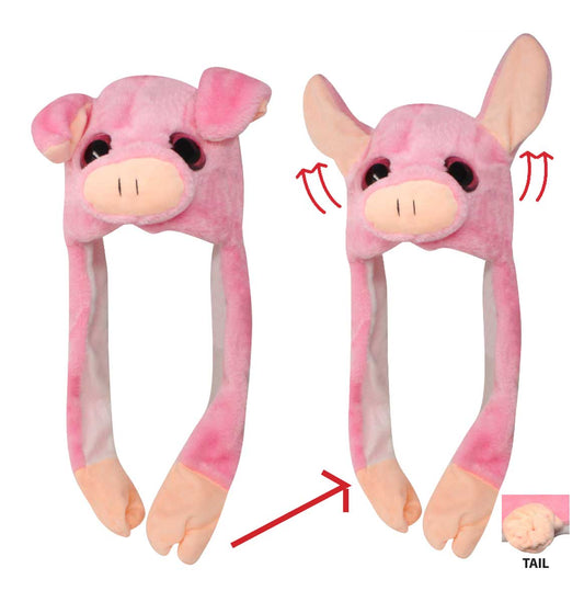 Action Big Eye Critter Caps: Pig