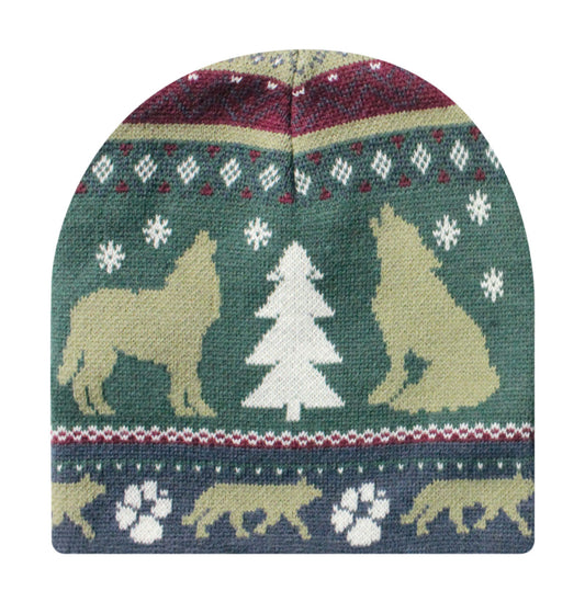 Beanie Animal Knit: Wolf
