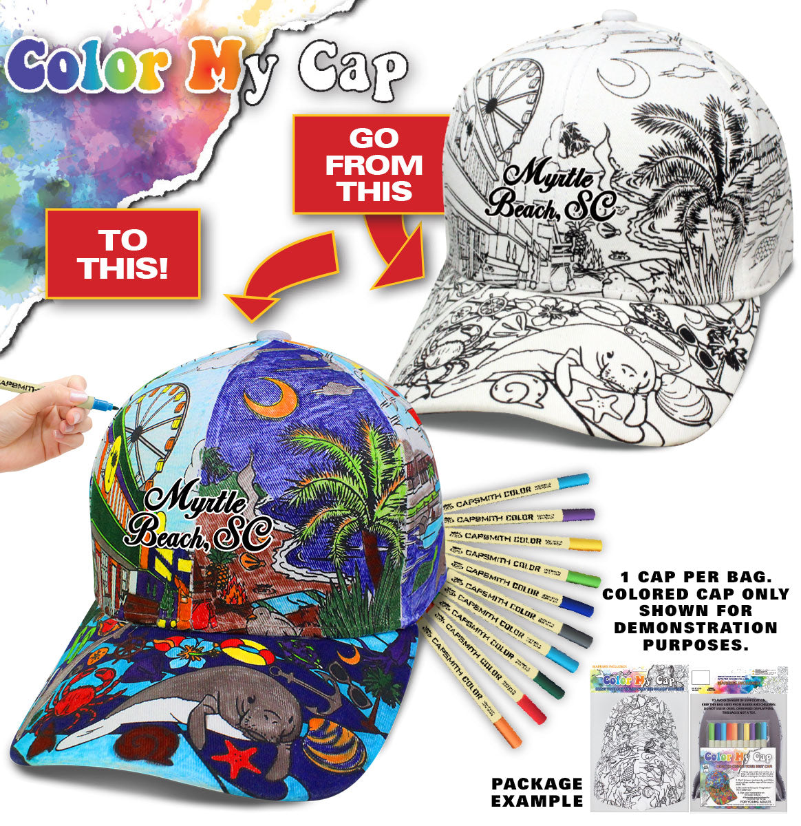 Color My Cap Myrtle Beach