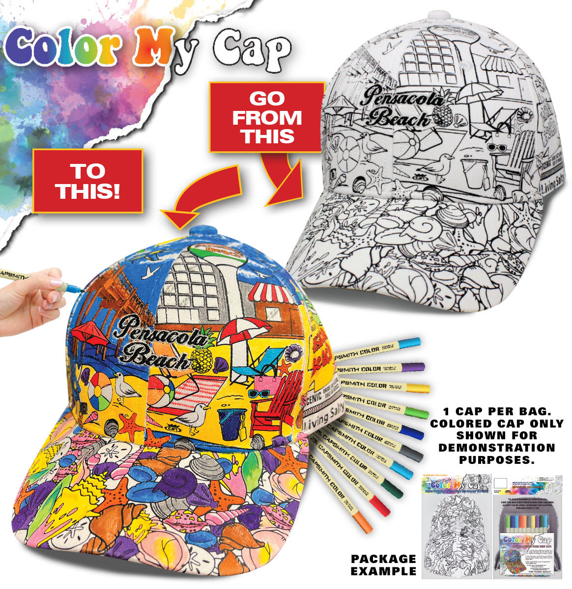 Color My Cap Pensacola Beach