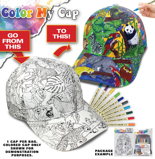 Color My Cap Zoo