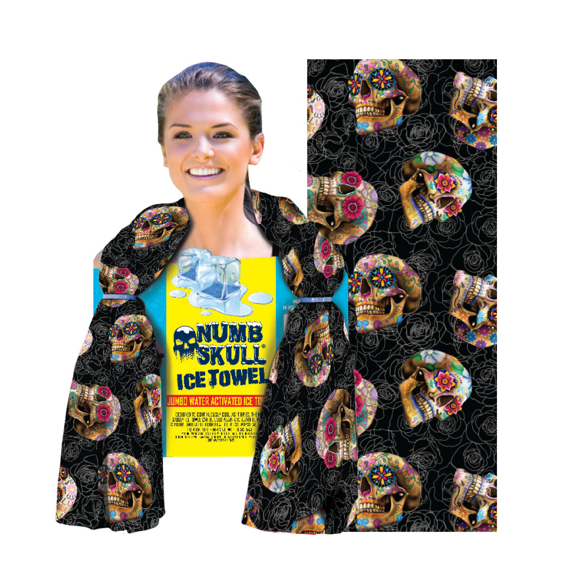 *Numb Skull Ice Towel: Sugar Skull