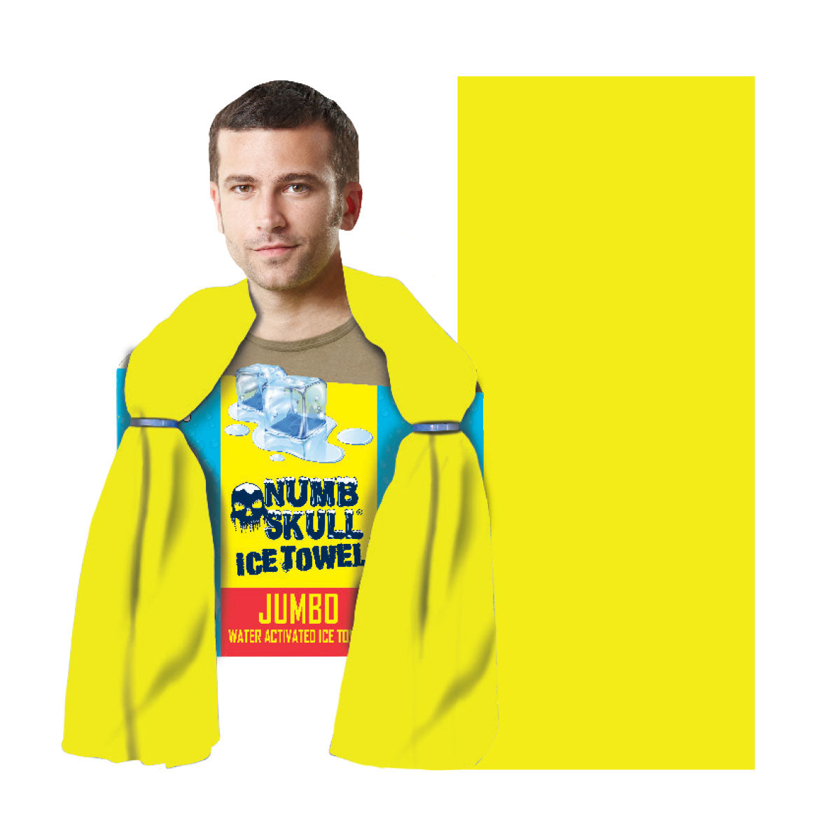 Numb Skull Ice Towel: Hi-Vis