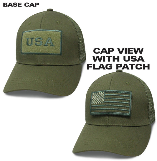 Olive USA Patch Cap