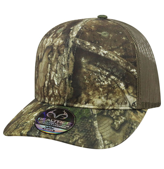 Realtree APX Mesh Blank Cap - Camo / Olive