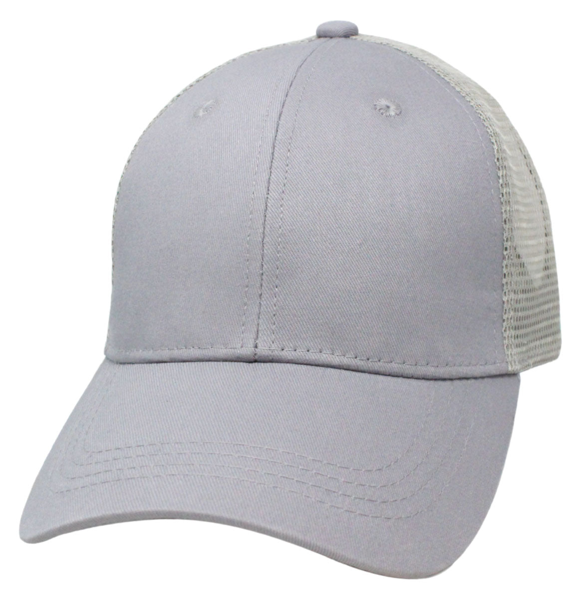 67SNP R-Cut Snapback Blank Cap - Gray