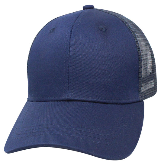 67SNP R-Cut Snapback Blank Cap - Navy