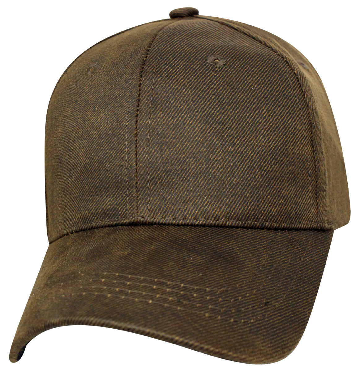 75OIL Oilskin Blank Cap - Brown