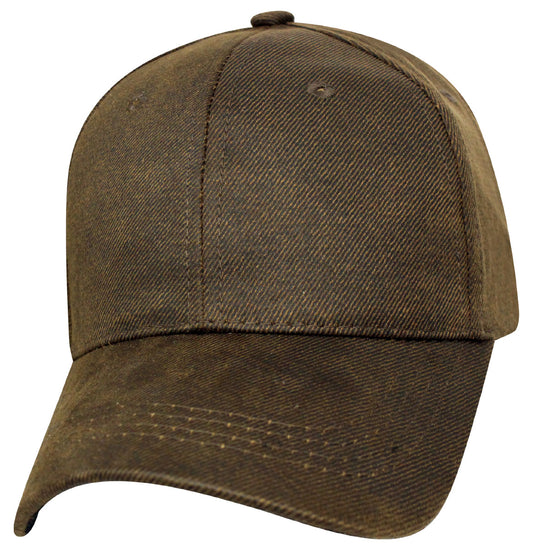 75OIL Oilskin Blank Cap - Brown