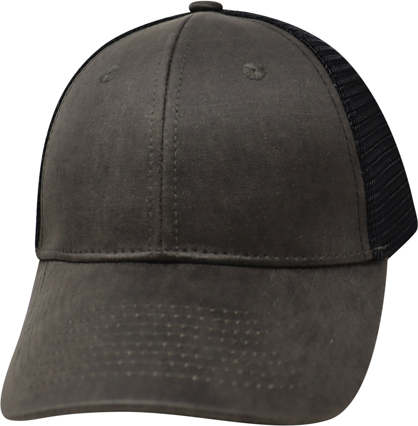 Waxed Cotton Solid - Black Mesh
