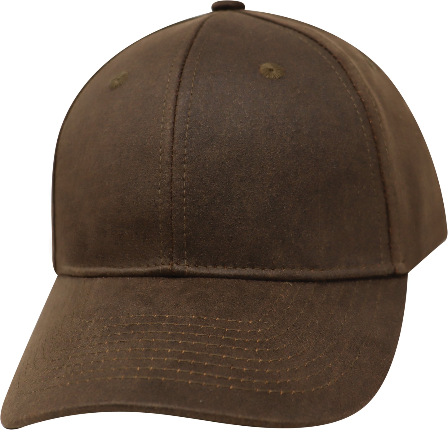 Waxed Cotton Solid - Brown