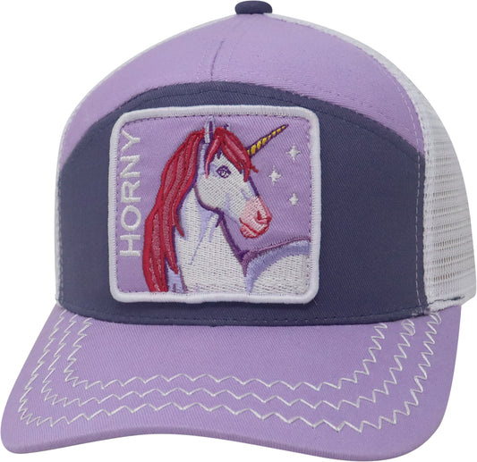 7 Panel Badge Style Horn Unicorn