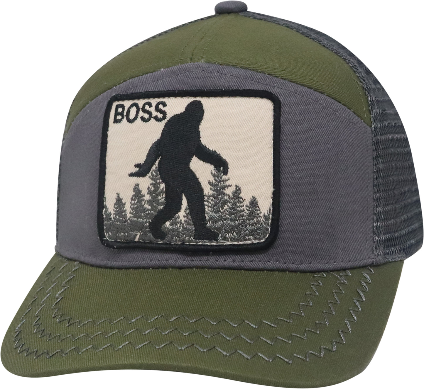 7 Panel Badge Style Sasquatch Boss