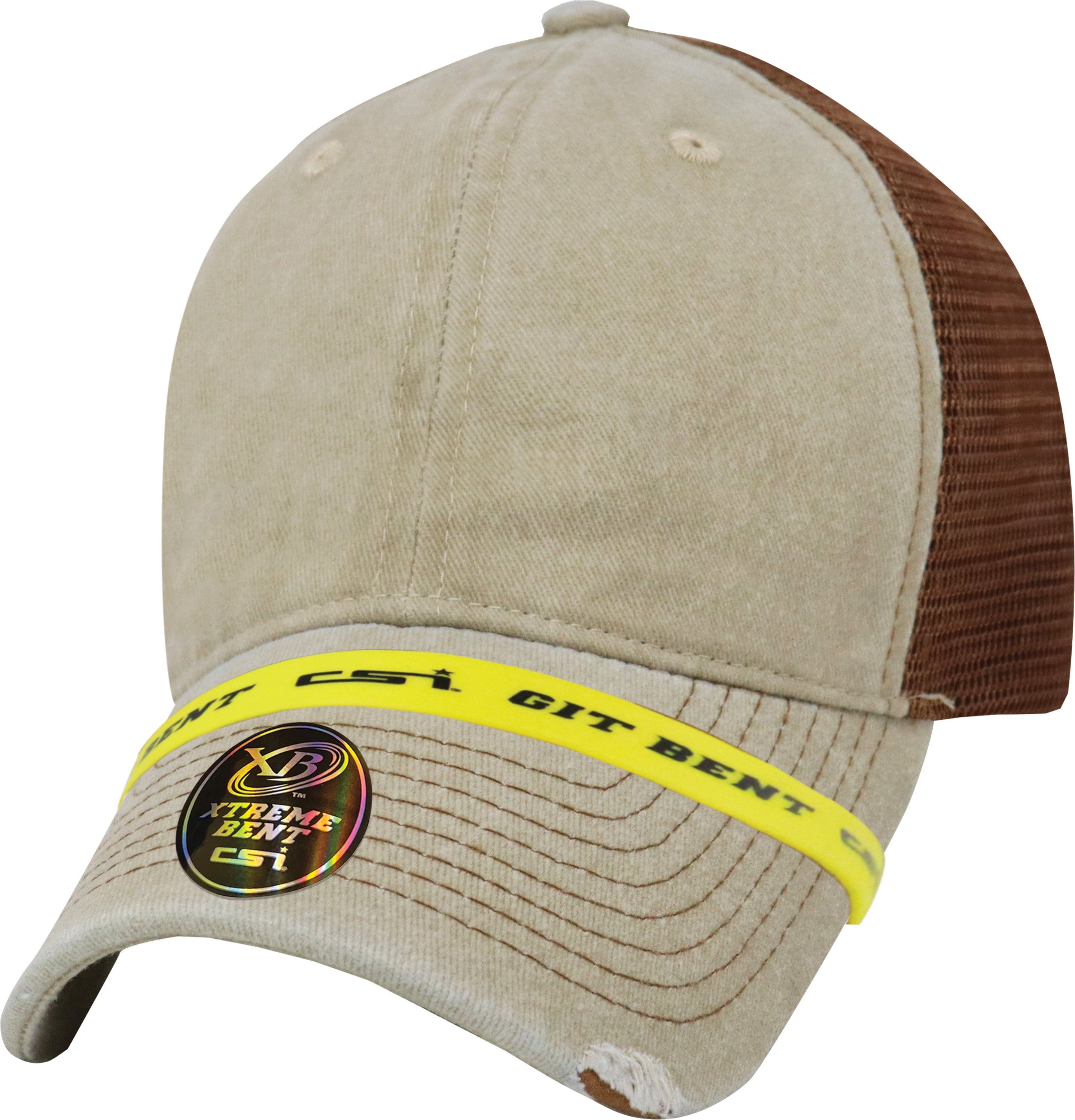 Xtreme Bent Blank / Stone / Brown Capsmith Inc