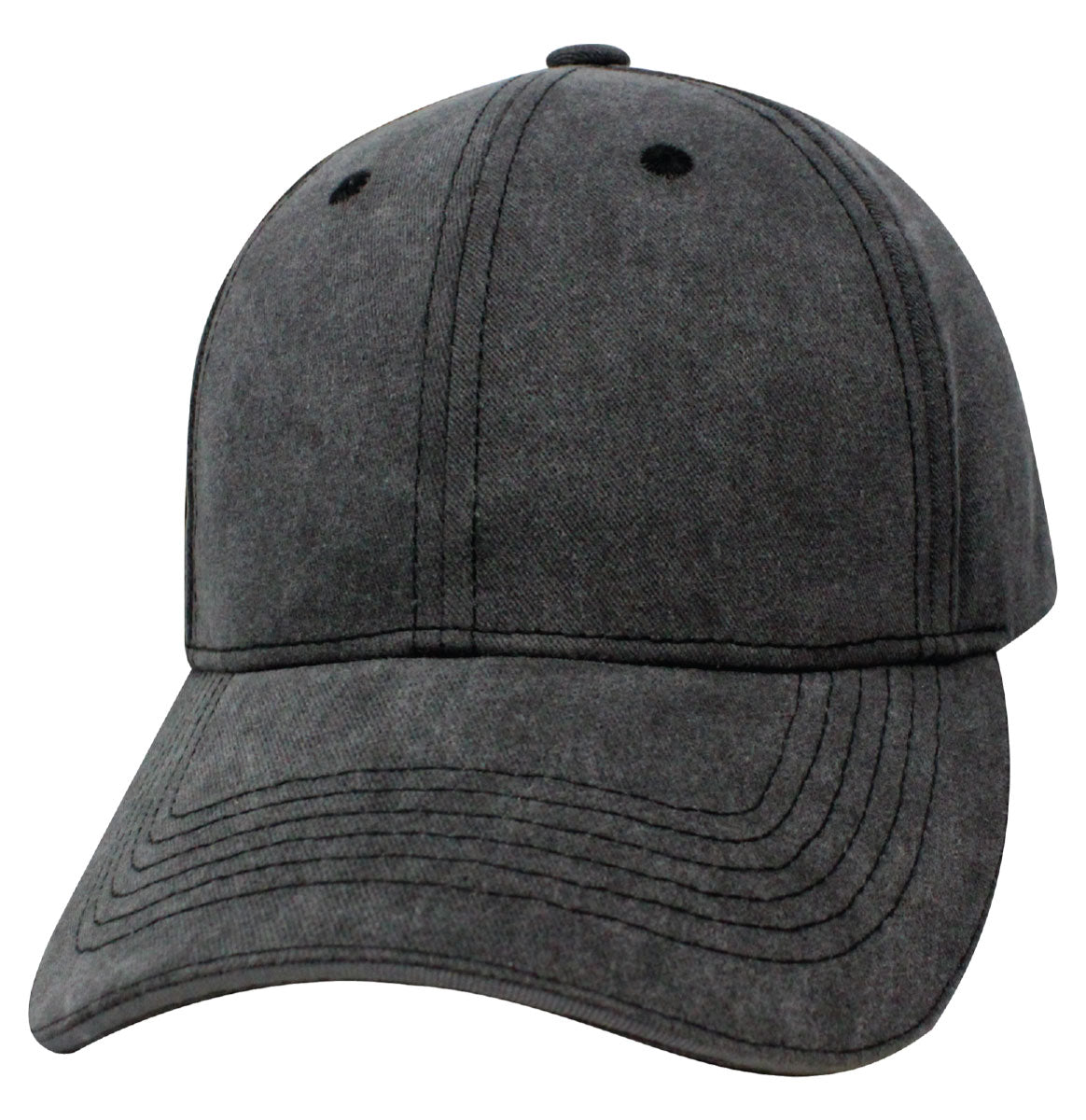 88LAM Chino Sandwich Blank Cap - Gray / Charcoal