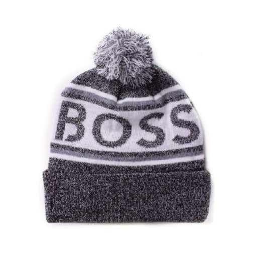 *Boss Pom Pom Cuffed Beanie