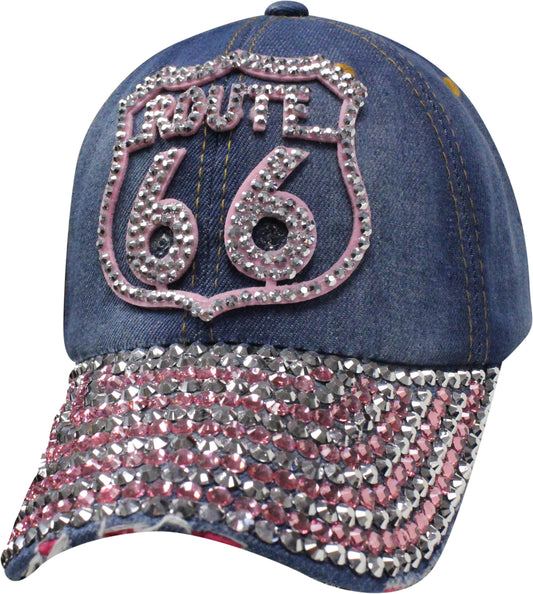 Bling Denim - Route 66 Pink