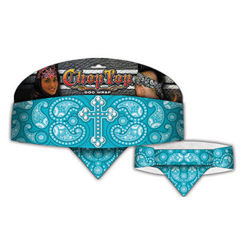 *Chop Top: Turqoise Blessed Paisley