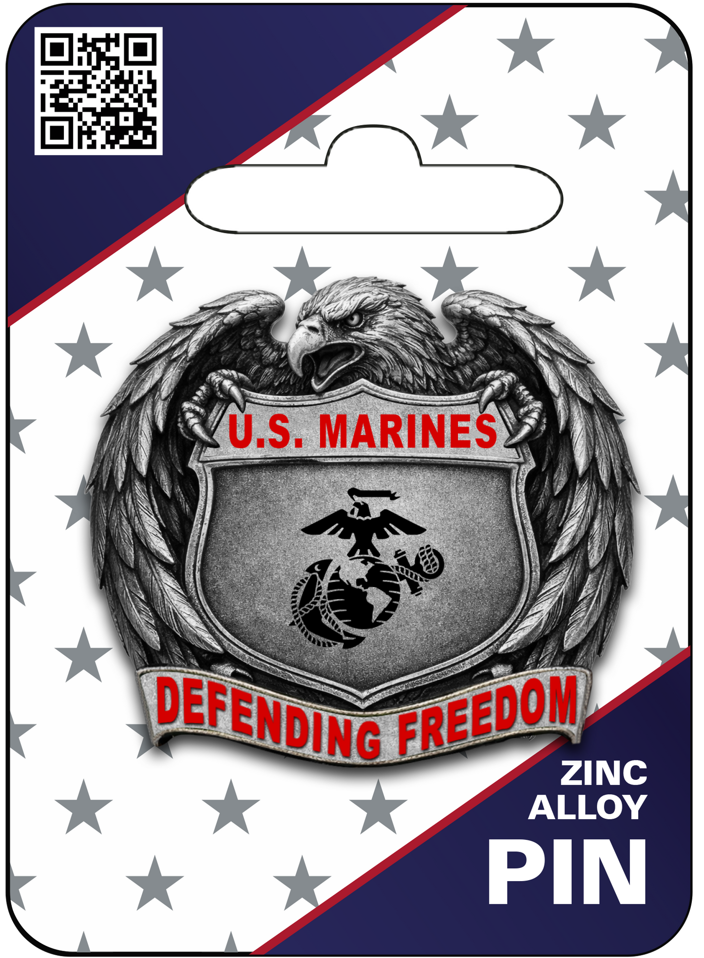 Eagle Embrace - Marines - Military Pin