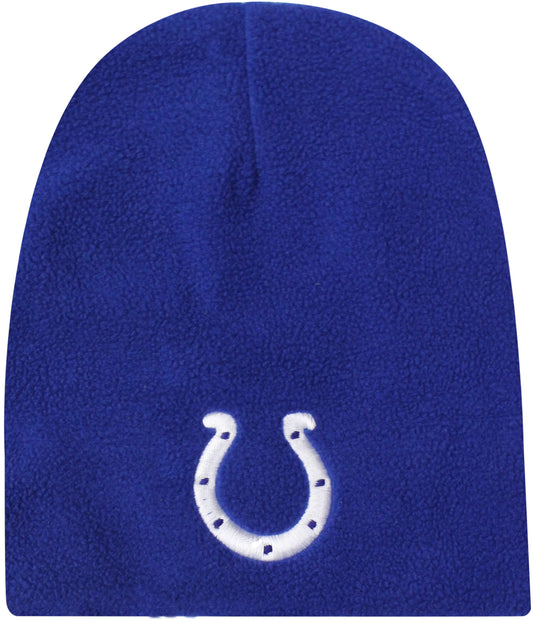 NFL Colts Blue Fleece Beanie