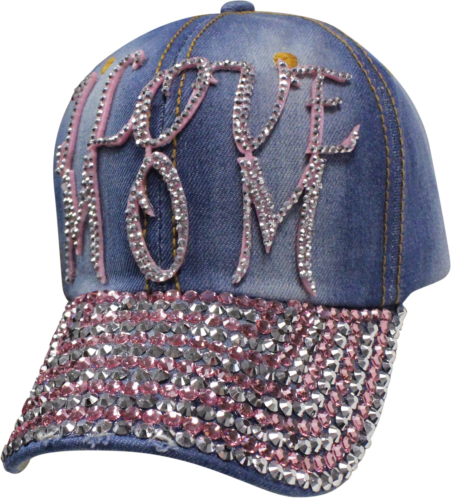 Bling Denim - I Love Mom