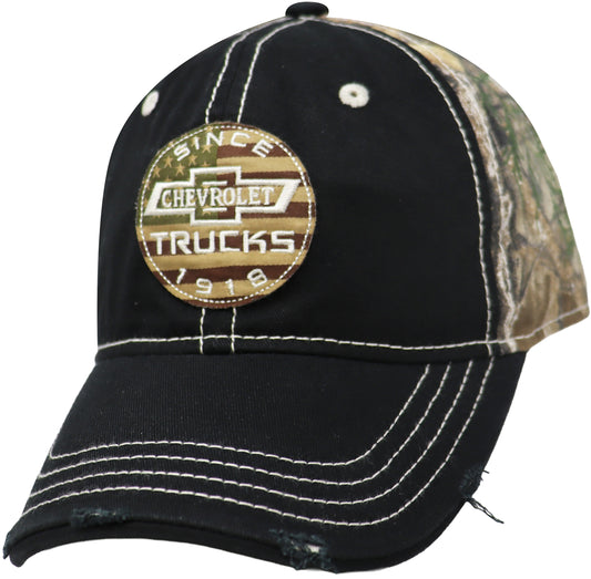 CHEVY CAMO ROUND FLAG CAP