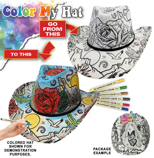 Color My Straw Hat Western