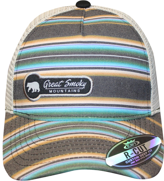 Serape Teal Black Stone / Bear / Great Smoky Mountains