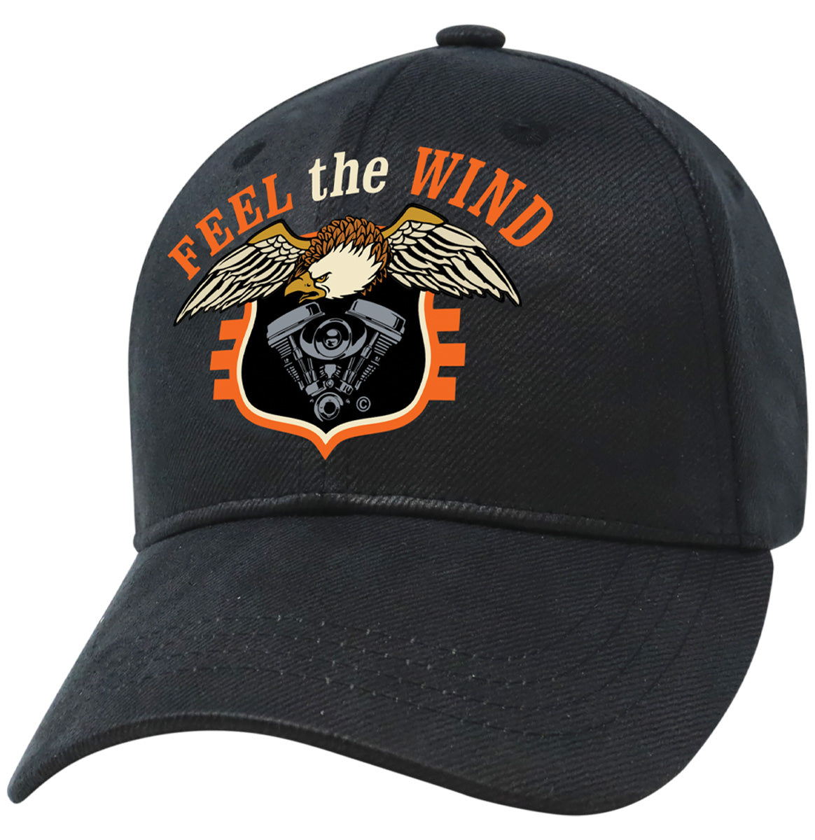 Feel The Wind Oilskin Eagle Motor Black