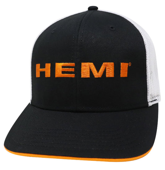 Hemi Orange / Black / White Trucker