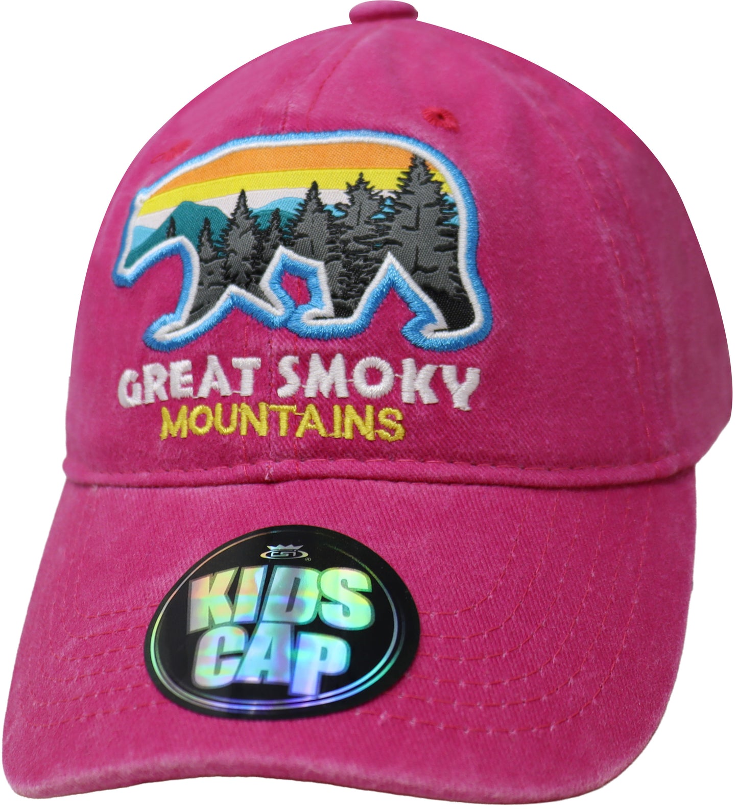 Sunset Icon Magenta Kids Great Smoky Mountains