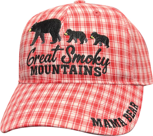 Mama Bear Gingham Red Great Smoky Mountains