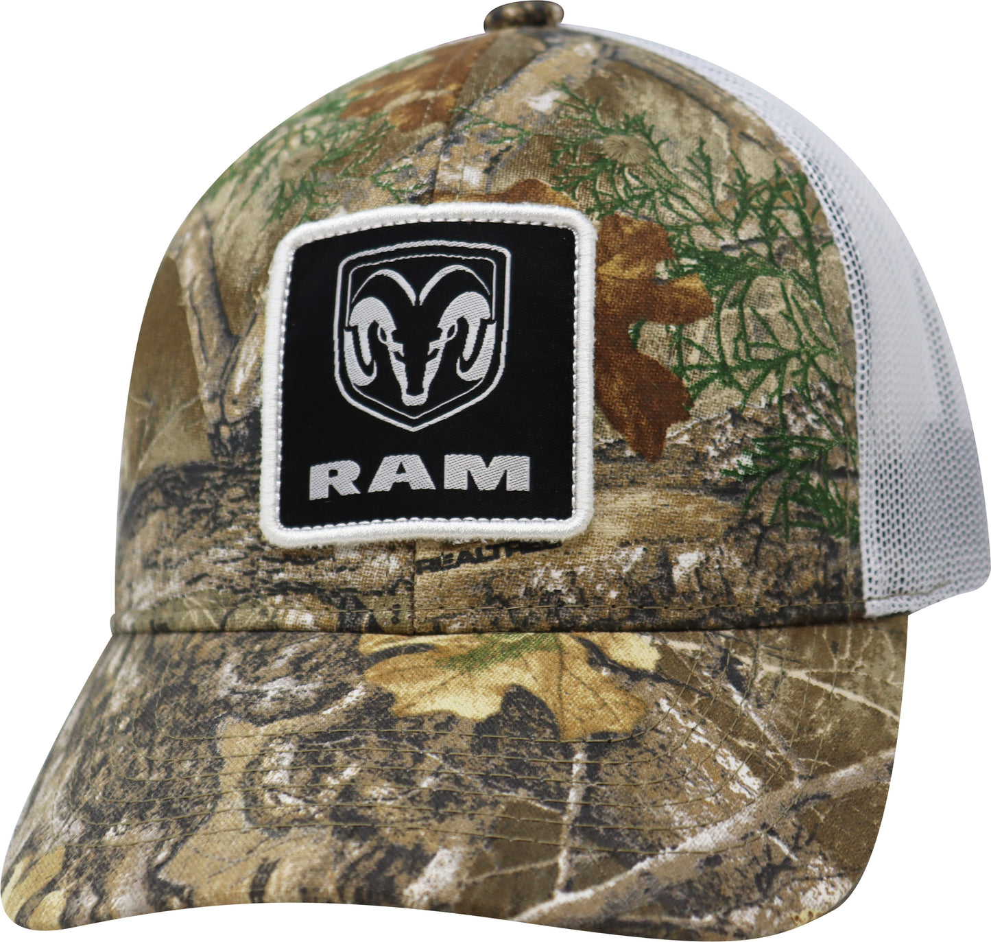 Ram Patch Realtree w/White Mesh