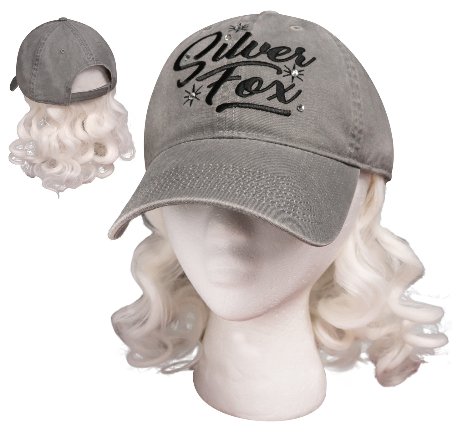 Silver Fox Hair Hat