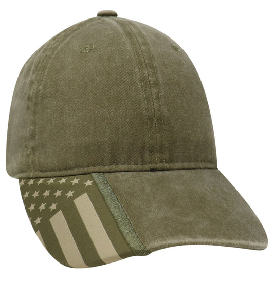 Tonal Flag Blank Cap - Sage