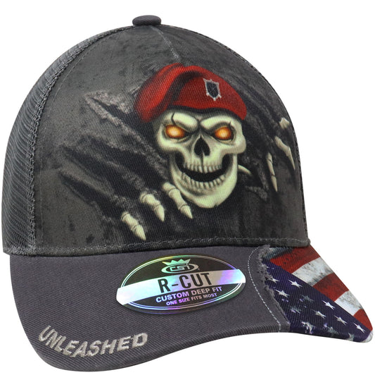 Unleashed Skull Beret