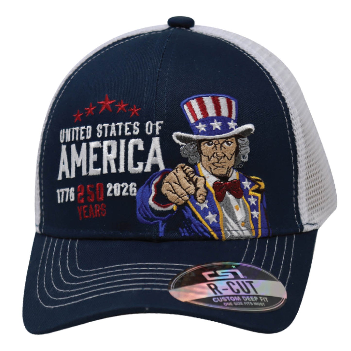 Uncle Sam USA Navy / White