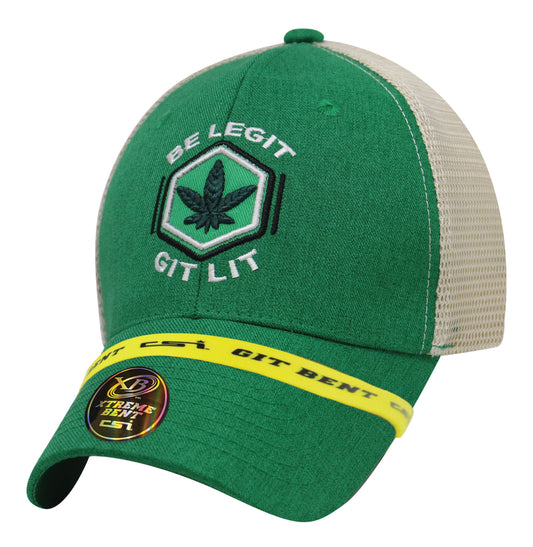 Xtreme Bent: Be Legit - Green / Stone