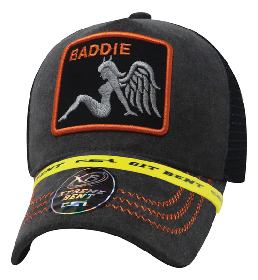 Xtreme Bent: Badge Style Trucker Baddie