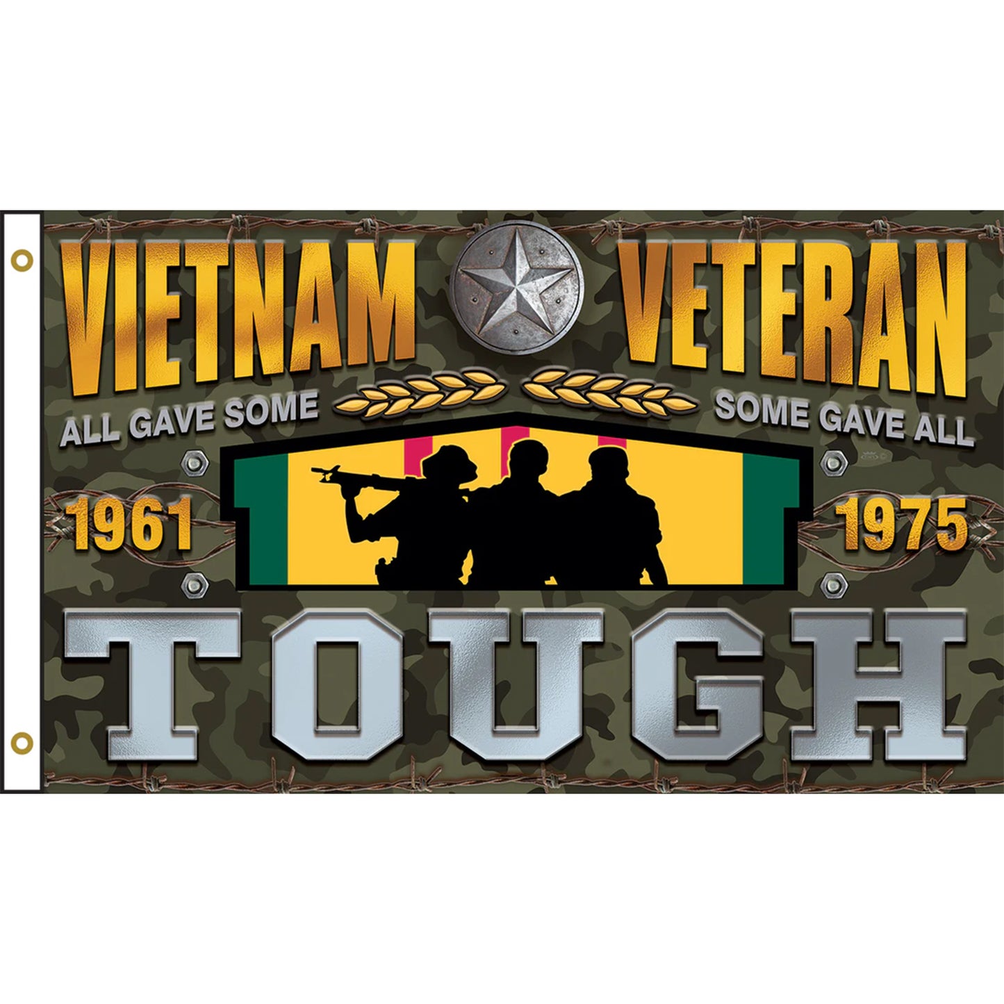 Vietnam Veteran Tough 3' X 5' Flag