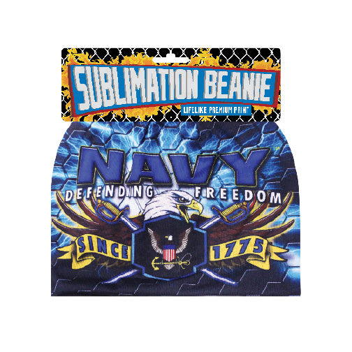 *Navy® - Strike Force - Sublimation Beanies