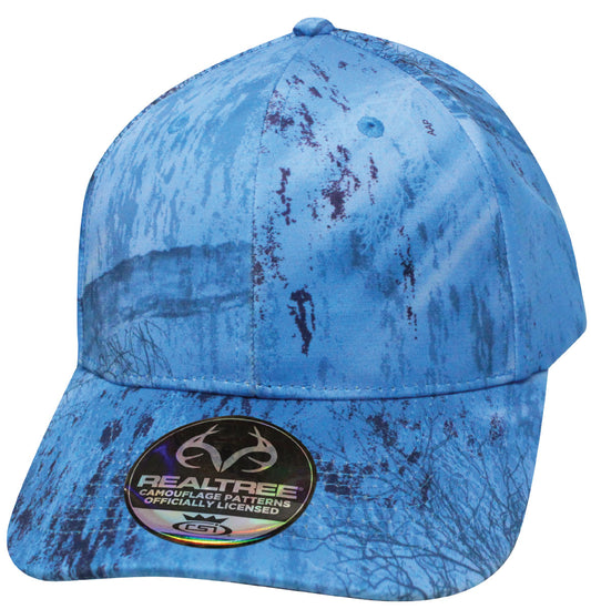 65RTM-SBL Realtree® Fishing Blue Blank Cap