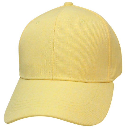 68RCT R-Cut Tweed Blank Cap - Yellow